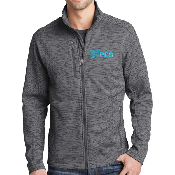 Port Authority Digi Stripe Fleece Jacket - Embroidered Logo Thumbnail