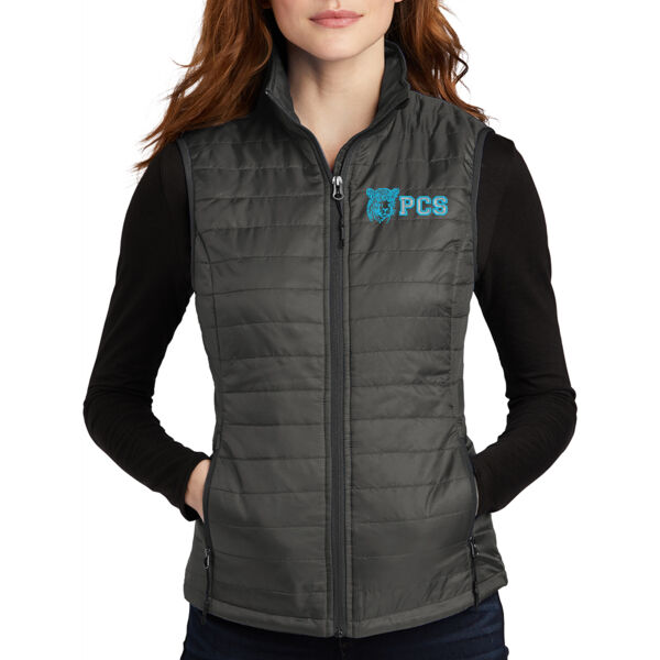 Port Authority Ladies Packable Vest - Embroidered Logo Thumbnail