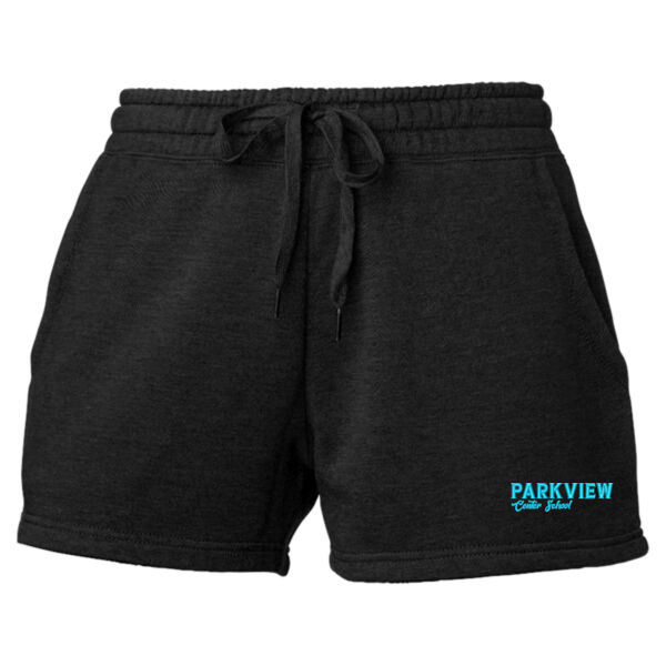 Independent Trading Co. - Women’s Lightweight California Wave Wash Fleece Shorts - Embroidered Logo Thumbnail