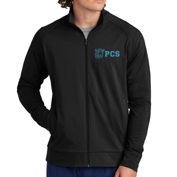 Sport-Tek® Sport-Wick® Stretch Full-Zip Cadet Jacket - Printed Logo Thumbnail